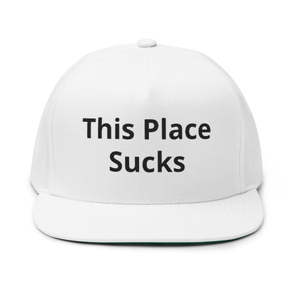 This Place Sucks- Custom Embroidered Hat