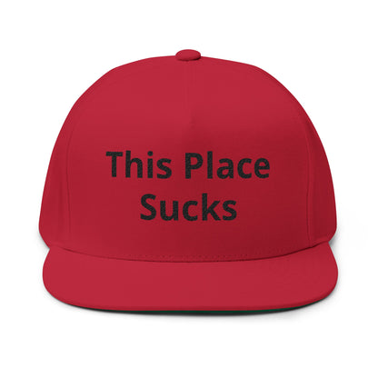 This Place Sucks- Custom Embroidered Hat