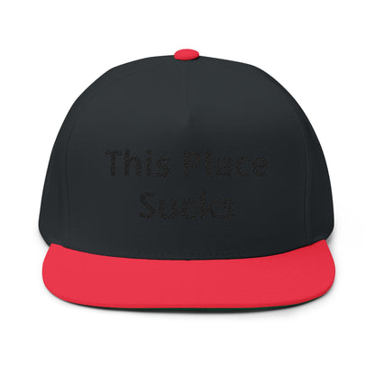 This Place Sucks- Custom Embroidered Hat