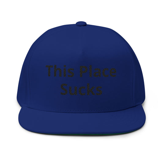 This Place Sucks- Custom Embroidered Hat